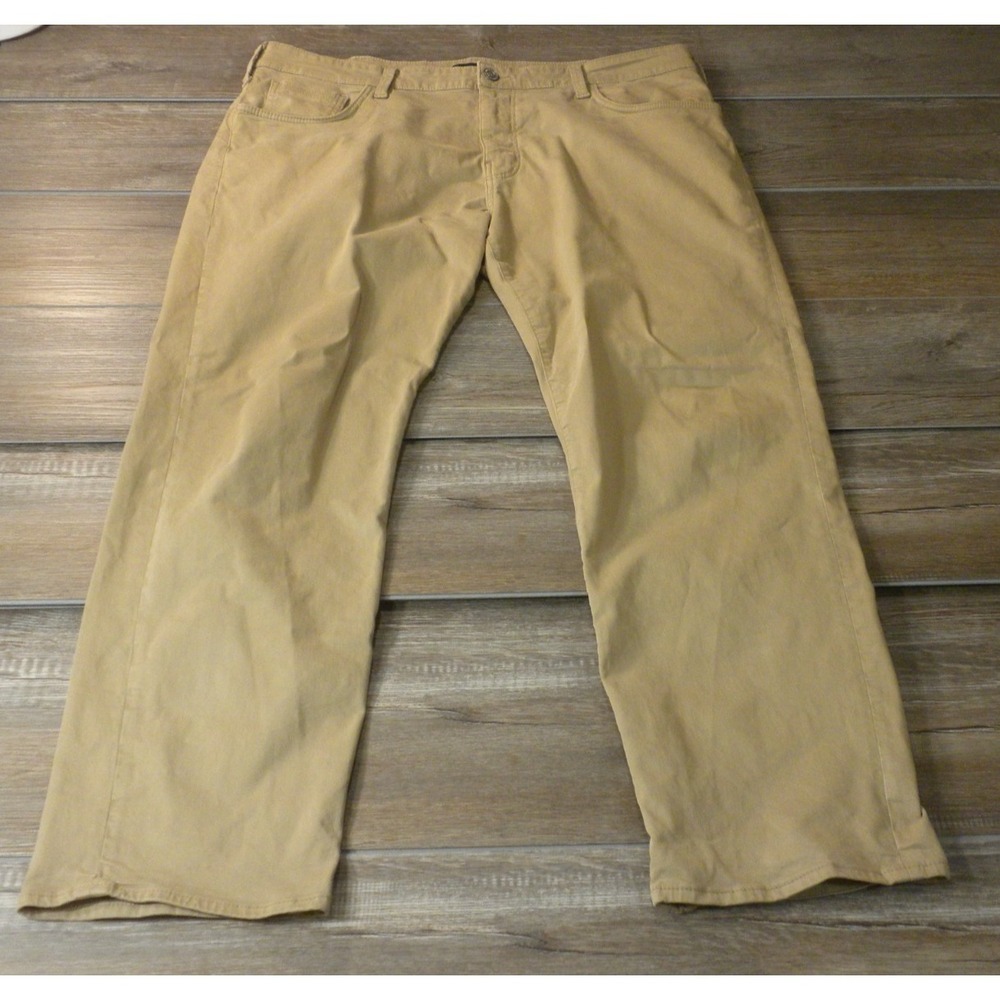 Mavi Jeans Mens 40x32 British Khaki Matt Relaxed Straight Twill Minimalist Work - Picture 2 of 10